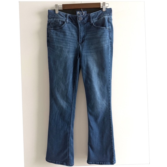 Democracy Denim - Democracy Ab Solution Bootcut Jeans Womens 8 Blue Stretch Medium Wash Western